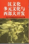 汉文化  多元文化与西部大开发  2003年汉民族学会学术讨论会论文集 封面
