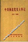 中共闽北党史大事记  1921-2000 封面