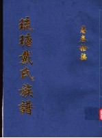 琉瑭戴氏族谱  第37卷 封面