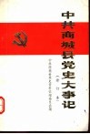中共商城县党史大事记  修订本 封面