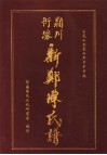 颍川  衍派新郑陈氏谱 封面