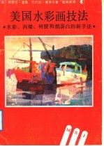 美国水彩画技法  水彩、丙烯、树胶和酪蛋白的新手法 封面