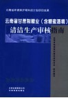 云南省甘蔗制糖业  含糖蜜酒精  清洁生产审核指南 封面
