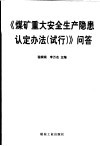 《煤矿重大安全生产隐患认定办法（试行）》问答 封面