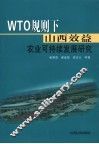 WTO规则下山西效益农业可持续发展研究 封面