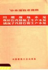 “小水泥”技术资料  用烟煤技术泥  煤矸石代替粘土生产木泥  硝皮子代替石膏生产水泥 封面