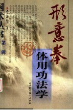 形意拳体用功法学 封面