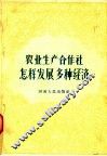 农业生产合作社怎样发展多种经济 封面