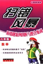 扫错风暴  易错题案例剖析与整合集训  数学．八年级 封面