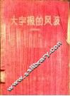 大字报的风波  独幕话剧 封面