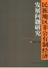 民族地区非公有制经济发展问题研究 封面
