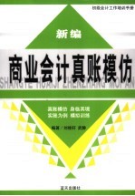 新编商业会计真账模仿 封面