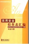 实用安全检查表汇编  冶金分册 封面