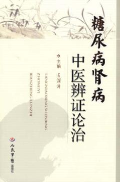 糖尿病肾病的中医辨证论治 封面