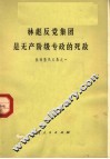 林彪反党集团是无产阶级专政的死敌  批林整风文集之一 封面