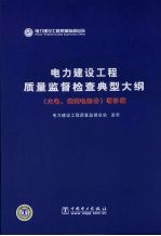 电力建设工程质量监督检查典型大纲  火电、送变电部分  增补版 电子书封面