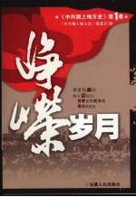 中共颍上地方史  第1卷  峥嵘岁月 封面