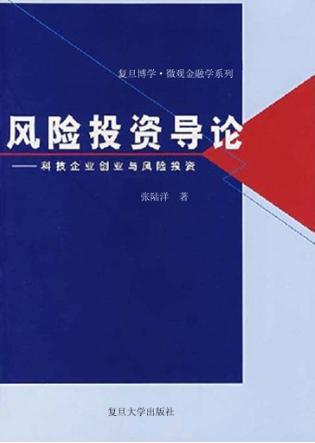 风险投资导论  科技企业创业与风险投资 封面