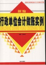 新编行政单位会计做帐实例 封面