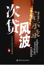 次贷风波启示录 封面