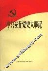 中共安丘党史大事记  1925.2-1949.9 封面