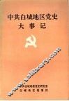 中共白城地区党史大事记  1922-1990 封面