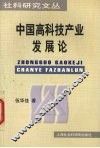 中国高科技产业发展论 封面