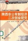 陕西非公有制经济二次创业研究 封面