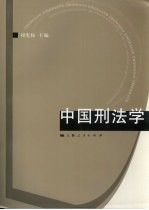 中国刑法学 封面