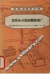 怎样办小型碳酸氢铵厂 封面