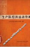 生产队经济活动分析 封面