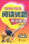 全国小学语文阅读试题精选精练  六年级  下  人教版地区特用 封面
