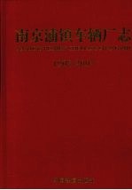 南京浦镇车辆厂志  1908-2007 封面