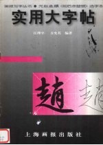 实用大字帖  元赵孟俯《前后赤壁赋》选字本 封面
