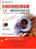 合理饮食轻松降血糖  下  糖尿病及并发症食谱与中医食疗 封面