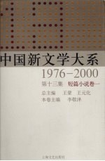 中国新文学大系  1976-2000  第13集  短篇小说卷  1 封面