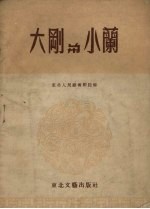 大刚与小兰  山东琴书 封面