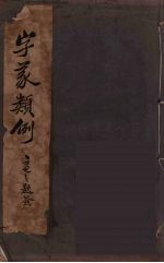 字义类例 电子书封面