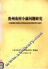 贵州农村小康问题研究 封面