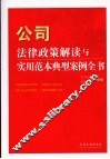 公司法律政策解读与实用范本典型案例全书 封面