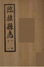 临桂县志  下  1 封面