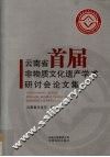 云南省首届非物质文化遗产学术研讨会论文集 封面