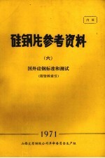硅钢片参考资料  6  国外硅钢标准和测试 封面