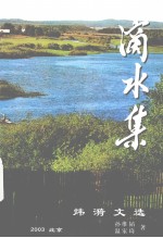滴水集  炜漪文选 封面