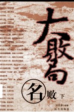 大败局  名败  下 封面