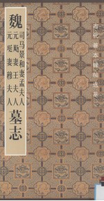 魏司马景德镇和妻孟夫人、元飏妻孟夫人、元珽妻穆夫人墓志 封面