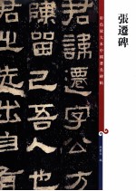 彩色放大本中国著名碑帖  张迁碑 封面