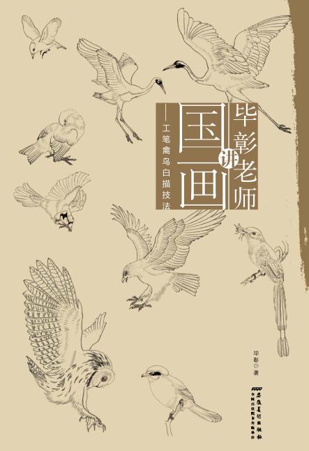 毕彰老师讲国画  工笔禽鸟白描技法 封面