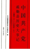 中国共产党疏勒县历史大事记  1949.10-1996.12 封面
