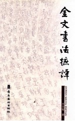 金文书法摭谭 电子书封面
